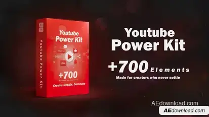 Youtube Power Kit V1 (AE + PR) broadcast-packages template preview