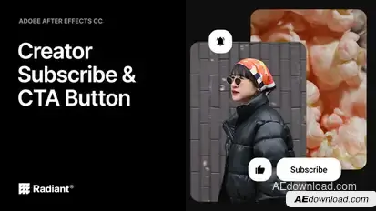 Subscribe Button Elements template preview