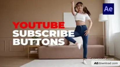 Youtube Subscribe Buttons Titles template preview