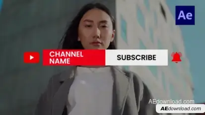 Youtube Subscribe Buttons Titles template preview