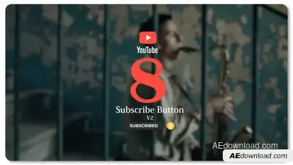 Youtube Subscribe Buttons Pack V2 Titles template preview
