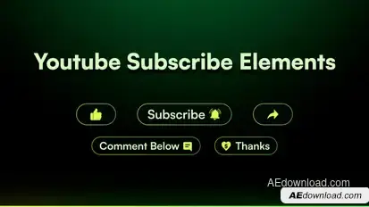 Youtube Subscribe Elements Elements template preview
