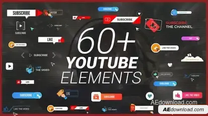 Videohive Youtube Subscribe Pack 29700822 Titles template preview