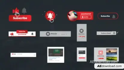 Youtube Subscribe Toolkit Titles template preview