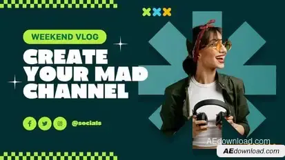 Youtube Vlog Intro Openers template preview