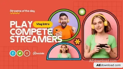 Youtube Vlog Intro Openers template preview
