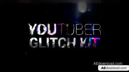 YouTuber Kit | Glitch broadcast-packages template preview