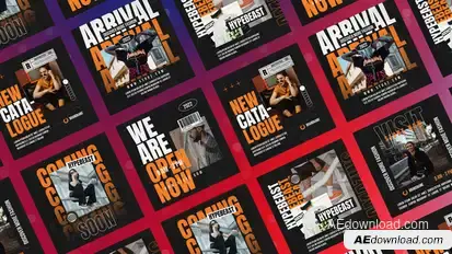 Yurban Hypebeast Instagram Posts Product Promo template preview