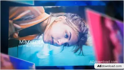 Zero Gravity Slideshow Video Displays template preview