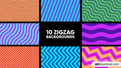 Zigzag Backgrounds Elements template preview