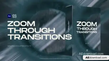 Zoom Through Transitions Elements template preview