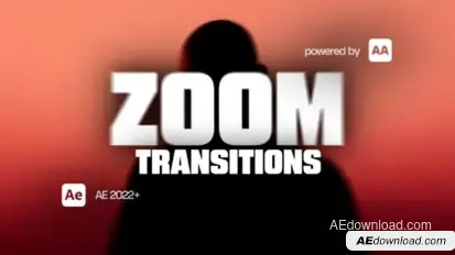 Zoom Transitions Pack: High-Energy Zoom In/Out & Rotate Zooms for After Effects Elements template preview