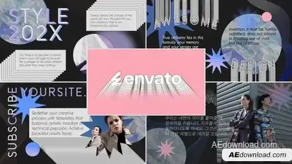 Vintage Creative Slides for Premiere Pro Premiere Pro template preview