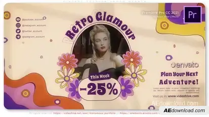 Vintage Fashion Promo Premiere Pro template preview