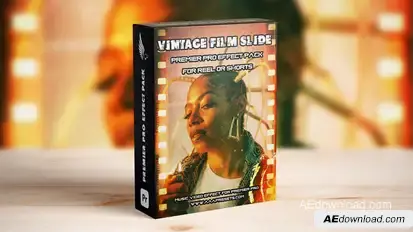 Vintage Film Slide Transition in Premiere Pro – For Reels, Shorts & TikTok Premiere Pro template preview