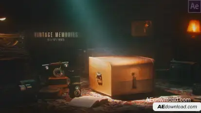 Vintage Memories – Film Projector Video Displays template preview
