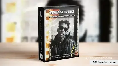 Vintage Retro Fast Zoom Effect for Premiere Pro Premiere Pro template preview