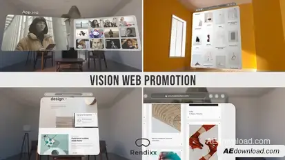 Vision Web Promo Premiere Pro template preview