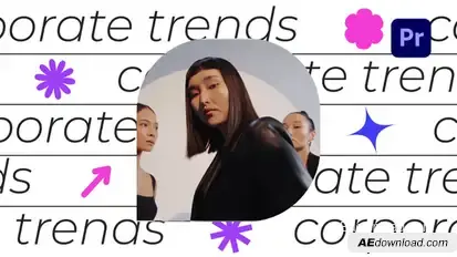 Vivid Shapes Corporate Intro Premiere Pro template preview