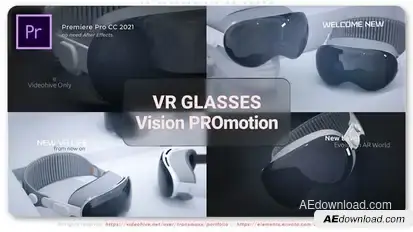 VR Glasses Vision PROmo Premiere Pro template preview