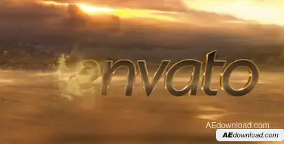 Wasteland Logo Reveal Video Displays template preview