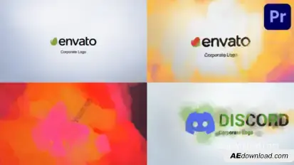 Watercolor And Paint Logo for Premiere Pro Premiere Pro template preview