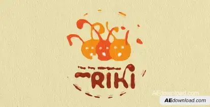 Watercolor Logo Video Displays template preview