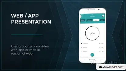 Web / App Presentation - Andorid Video Displays template preview