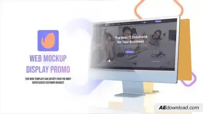 Web Display Prom Premiere Pro template preview