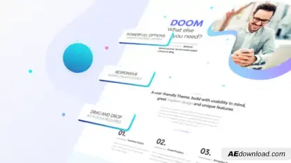 Website Presentation Video Displays template preview