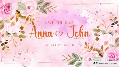 Indian Wedding Invitation Premiere Pro template preview