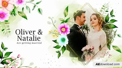 Wedding Invitation | MOGRT Premiere Pro template preview