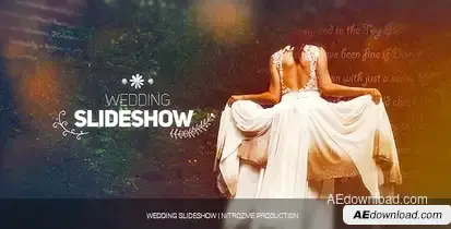 Wedding Slideshow Video Displays template preview