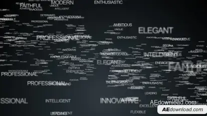 Words Logo Animation Logo Stings template preview