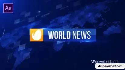 World News Package Video Displays template preview