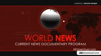 World News V2 Premiere Pro template preview