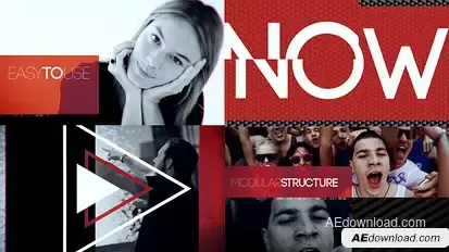 YouTube Broadcast package Video Displays template preview