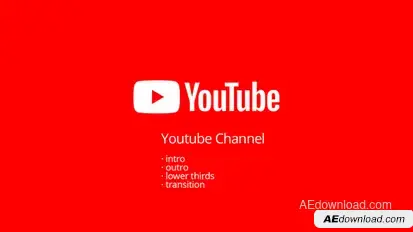 Youtube Channel Video Displays template preview