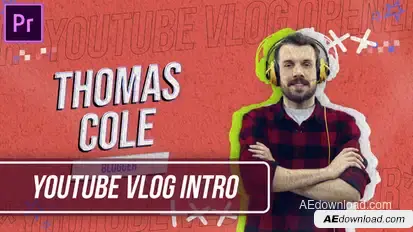 Youtube Channel Intro | Podcast Opener MOGRT for Premier Pro Premiere Pro template preview