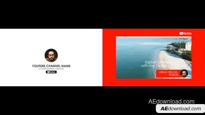 Youtube Promo V3 Premiere Pro template preview