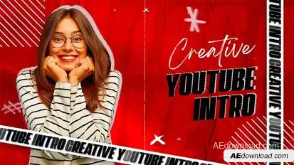 Youtube Vlog Intro MOGRT Premiere Pro template preview