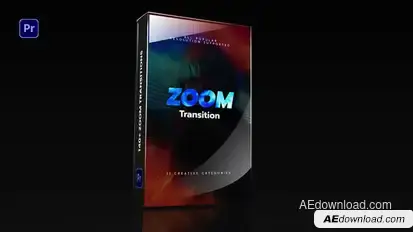 Zoom Transition Premiere Pro template preview